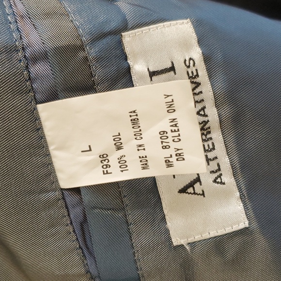 New with tags Alfani Alternative mens 100% wool jacket size L - Picture 8 of 10